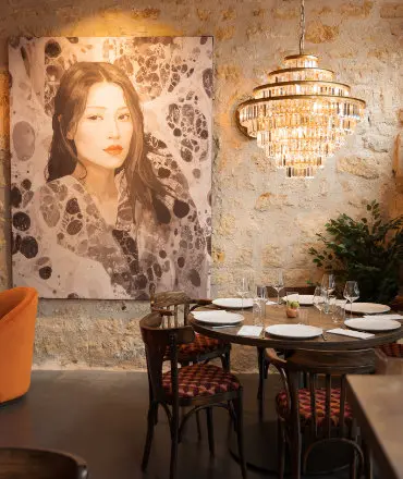 Agence M Com Blouclard Auvers Restaurant Table Restauration Convivial